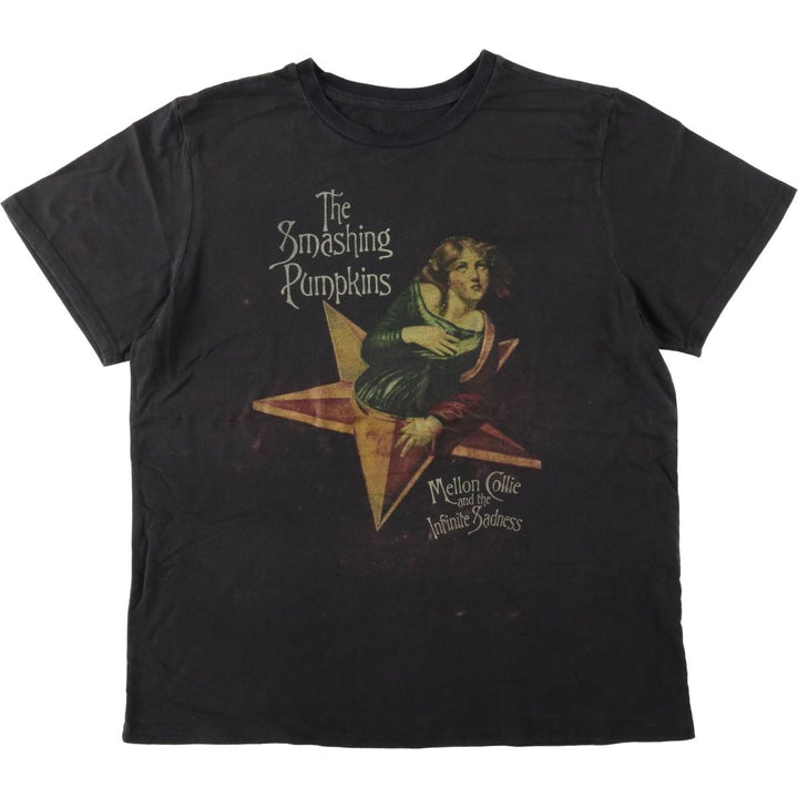 THE SMASHING PUMPKINS Smashing Pumpkins Band T-shirt Band T Men's XXL equivalent cotton black type Vintage Second Hand