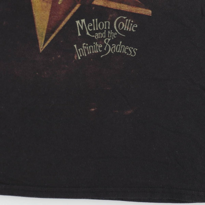 THE SMASHING PUMPKINS Smashing Pumpkins Band T-shirt Band T Men's XXL equivalent cotton black type Vintage Second Hand