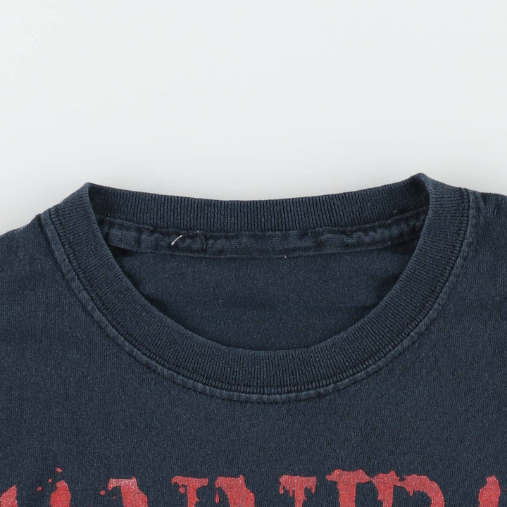 CANNIBAL CORPSE Band T-shirt, Men's XL equivalent. unclear black type Vintage Second Hand