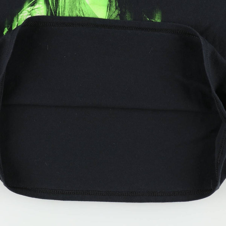 BILLIE EILISH Billie Eilish Band T-shirt Band T Men's M size cotton black type Vintage Second Hand