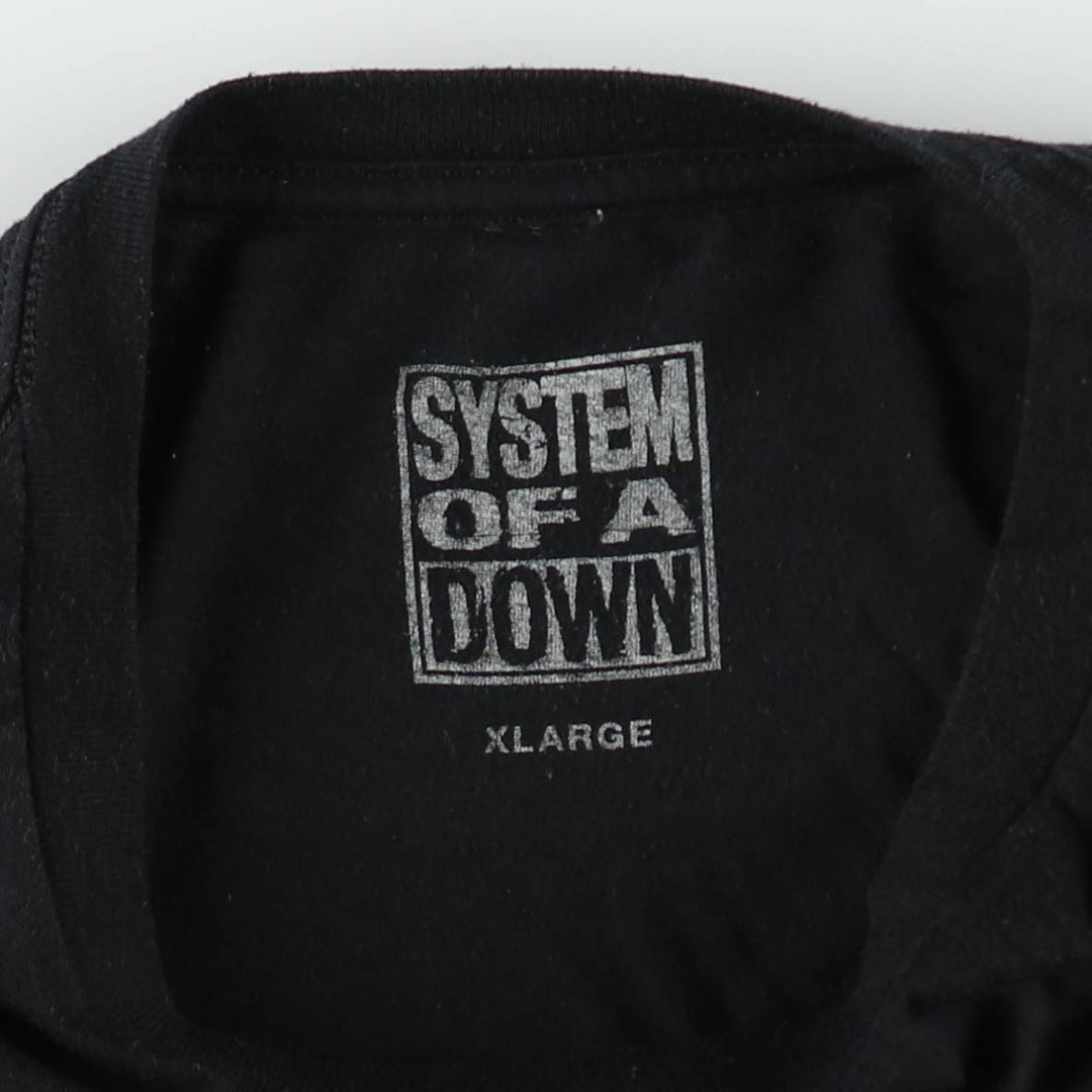 System of a Down Band T-shirt, Men's XL unclear black type Vintage Second Hand