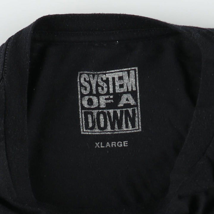 System of a Down Band T-shirt, Men's XL unclear black type Vintage Second Hand