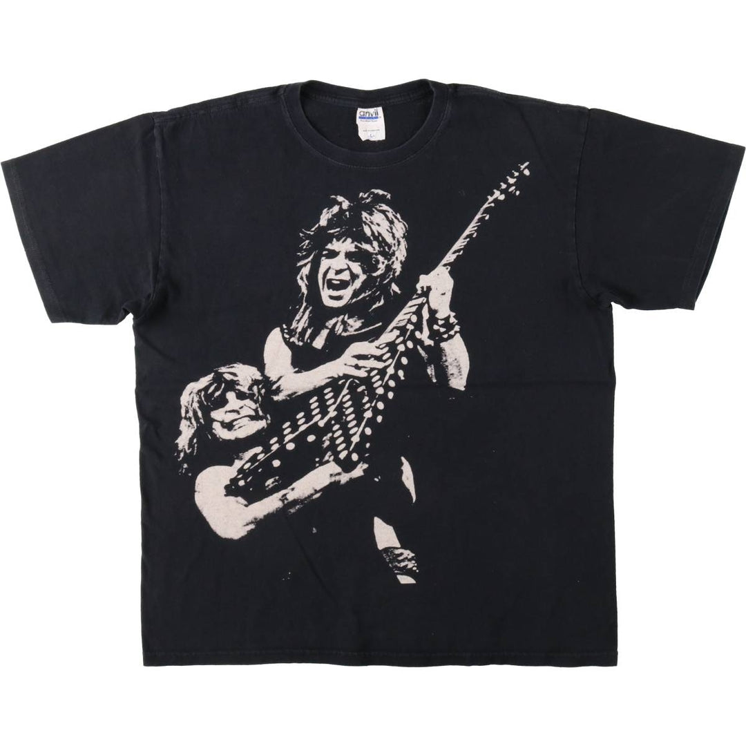 Anvil Ozzy Osbourne Band T-Shirt, Men's L Size cotton black type Vintage Second Hand