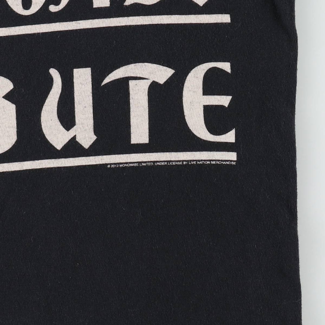 Anvil Ozzy Osbourne Band T-Shirt, Men's L Size cotton black type Vintage Second Hand