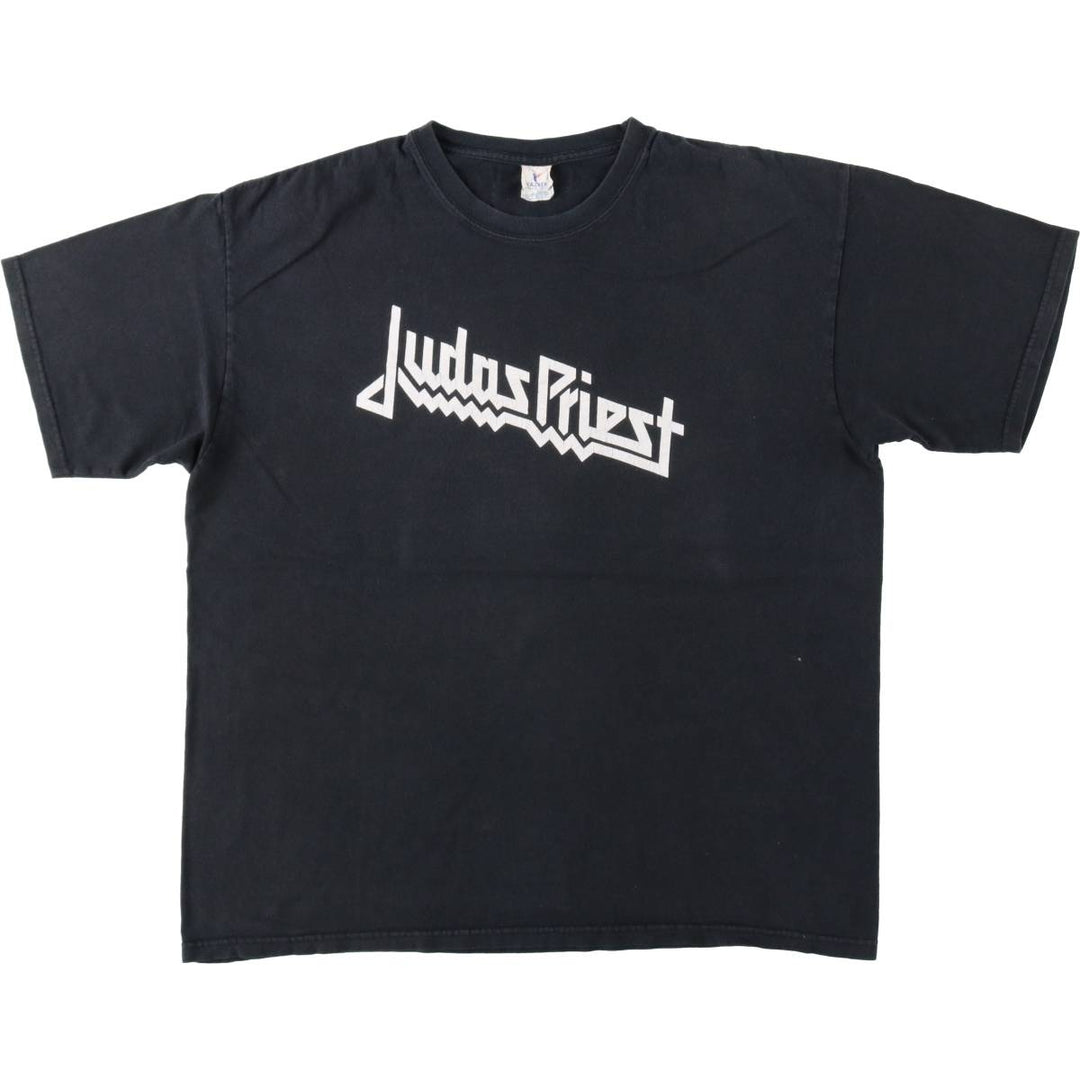 YAZBEK JUDAS PRIEST Band T-shirt (Men's XL equivalent) cotton black type Vintage Second Hand