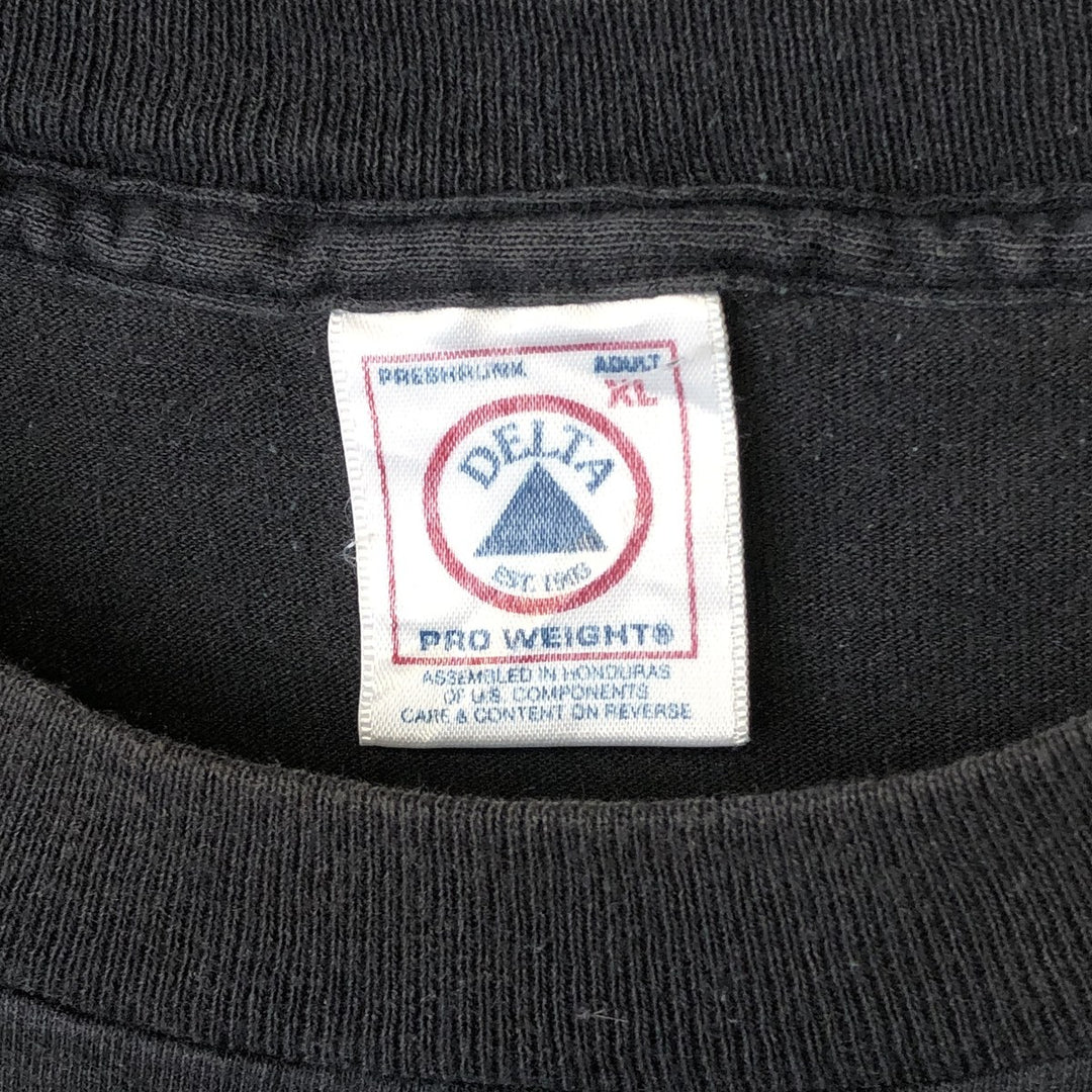 90'S DELTA BOB MARLEY Band T-shirt, Men's XL equivalent, Vintage cotton black type Vintage Second Hand