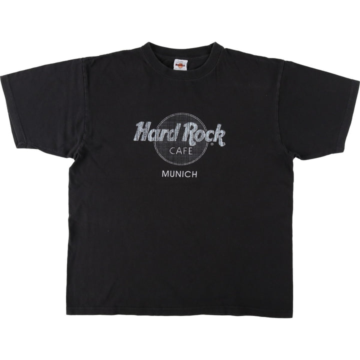 90'S HARD ROCK CAFE Hard Rock Cafe Advertising T-shirt Men's XL Vintage cotton black type Vintage Second Hand