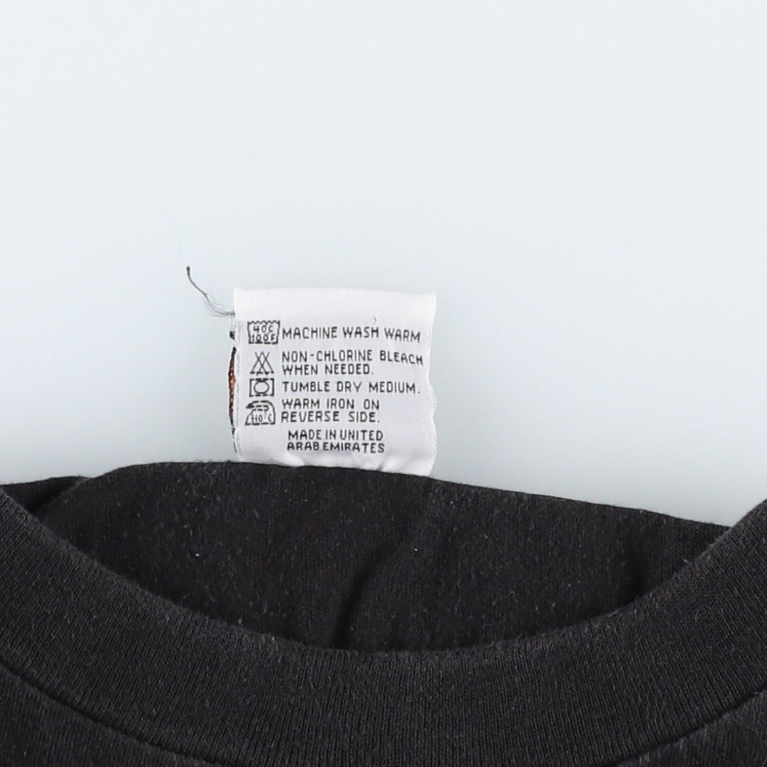90'S HARD ROCK CAFE Hard Rock Cafe Advertising T-shirt Men's XL Vintage cotton black type Vintage Second Hand