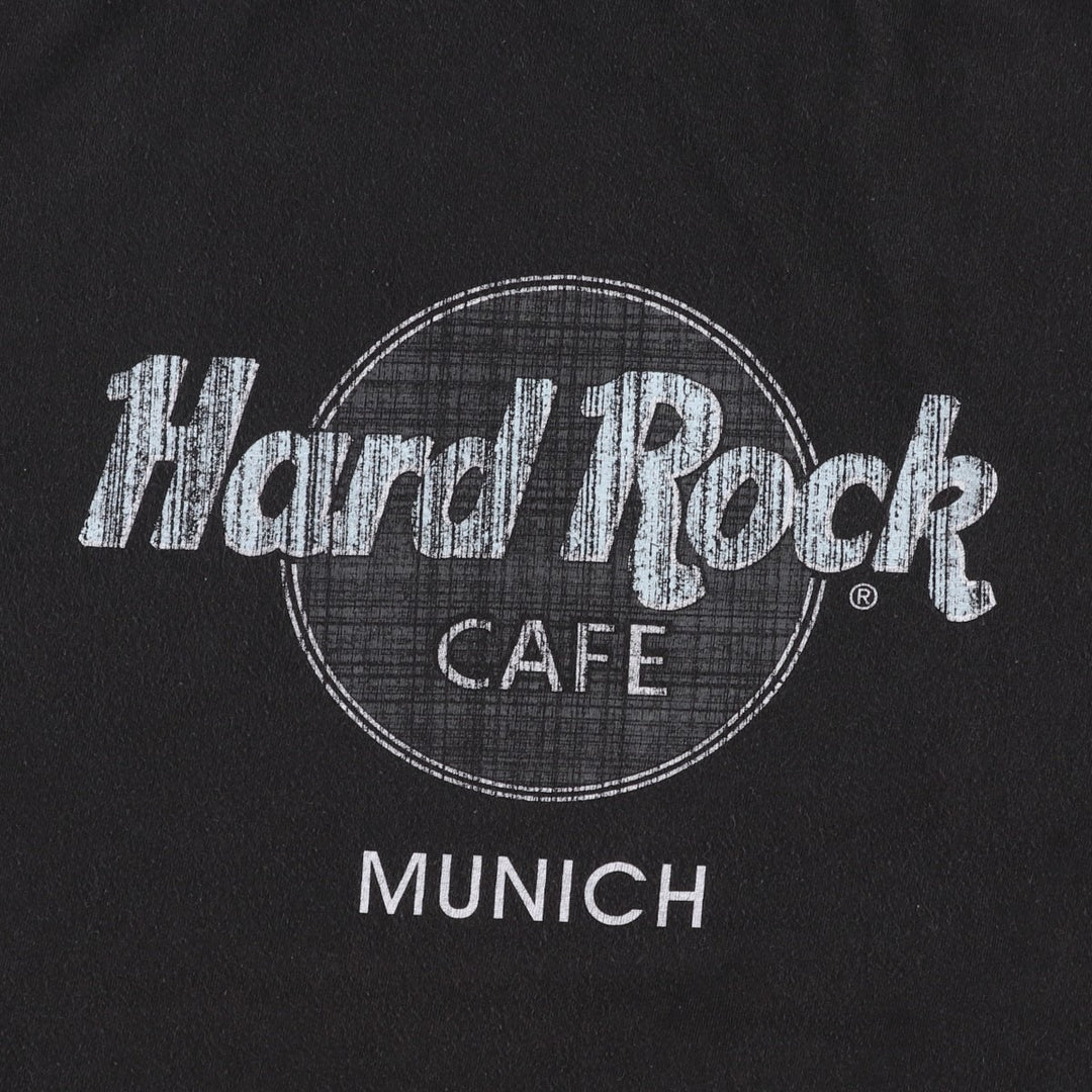 90'S HARD ROCK CAFE Hard Rock Cafe Advertising T-shirt Men's XL Vintage cotton black type Vintage Second Hand