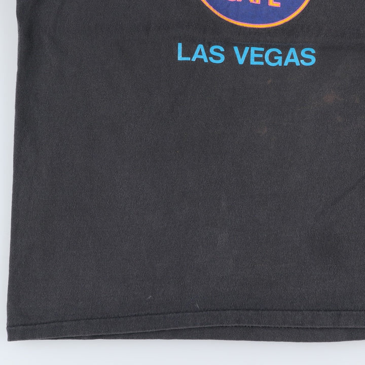 90'S HARD ROCK CAFE Hard Rock Cafe Advertising T-shirt Made in USA Men's L Vintage cotton black type Vintage Second Hand