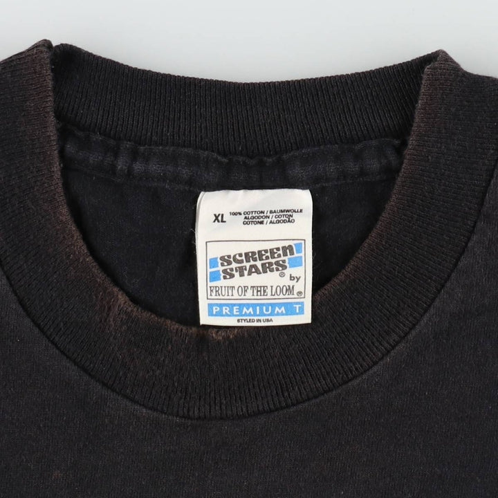 90'S Screen Stars Guinness Beer Advertising T-Shirt, Men's XL (approx.), Vintage cotton black type Vintage Second Hand