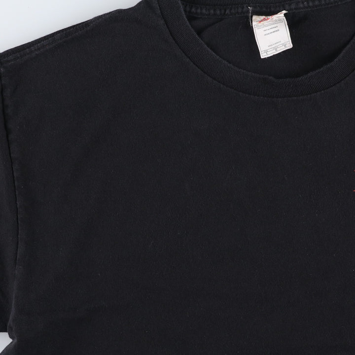 ALSTYLE Fireball Cinnamon Whisky Advertising T-Shirt (Men's Size L) cotton black type Vintage Second Hand