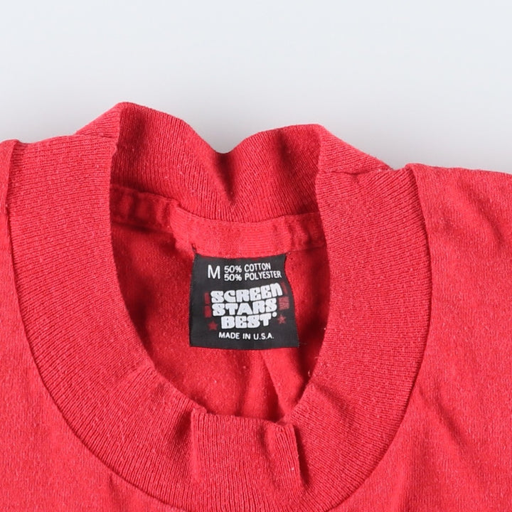 90'S Screen Stars BEST COCA-COLA Advertising T-Shirt, Made in USA, Men's Size M (approx.), Vintage cotton red type Vintage Second Hand