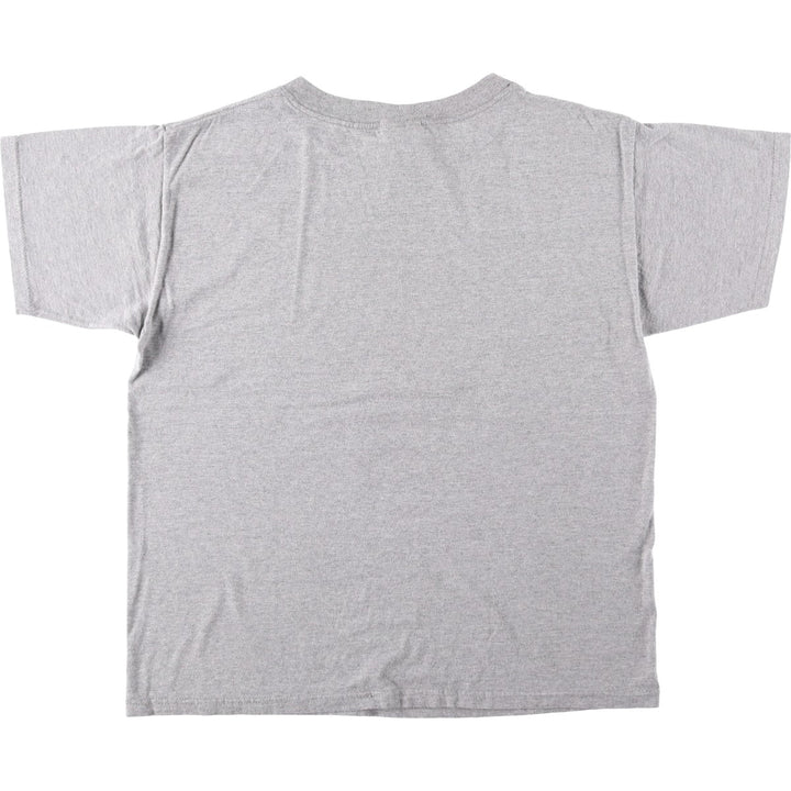 90'S LOGOTEL Doughboy parody advertising T-shirt, Made in USA, Men's size L equivalent, Vintage cotton gray type Vintage Second Hand