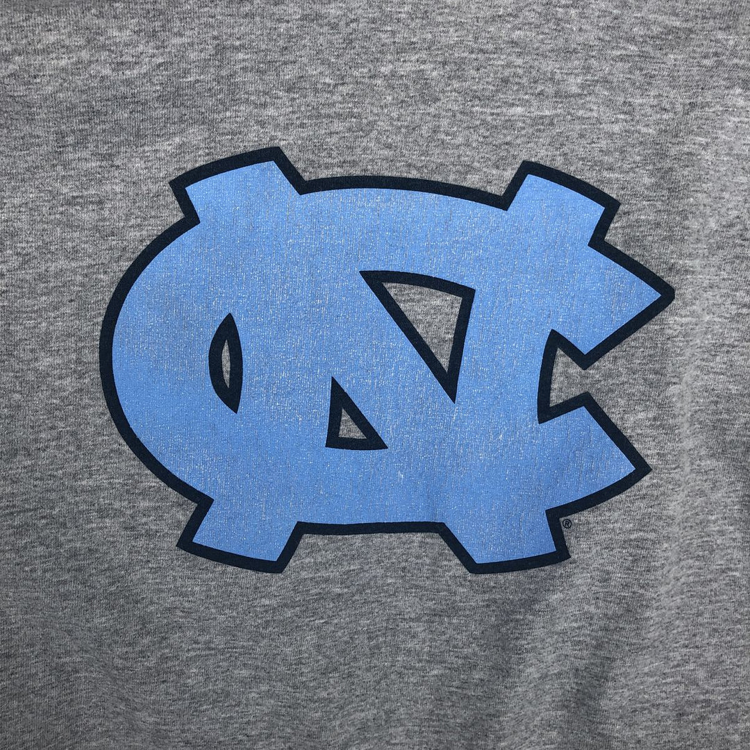 ~2000'S Nike Team North Carolina University of North Carolina College T-shirt, Men's Size L (approx.) cotton gray type Vintage Second Hand