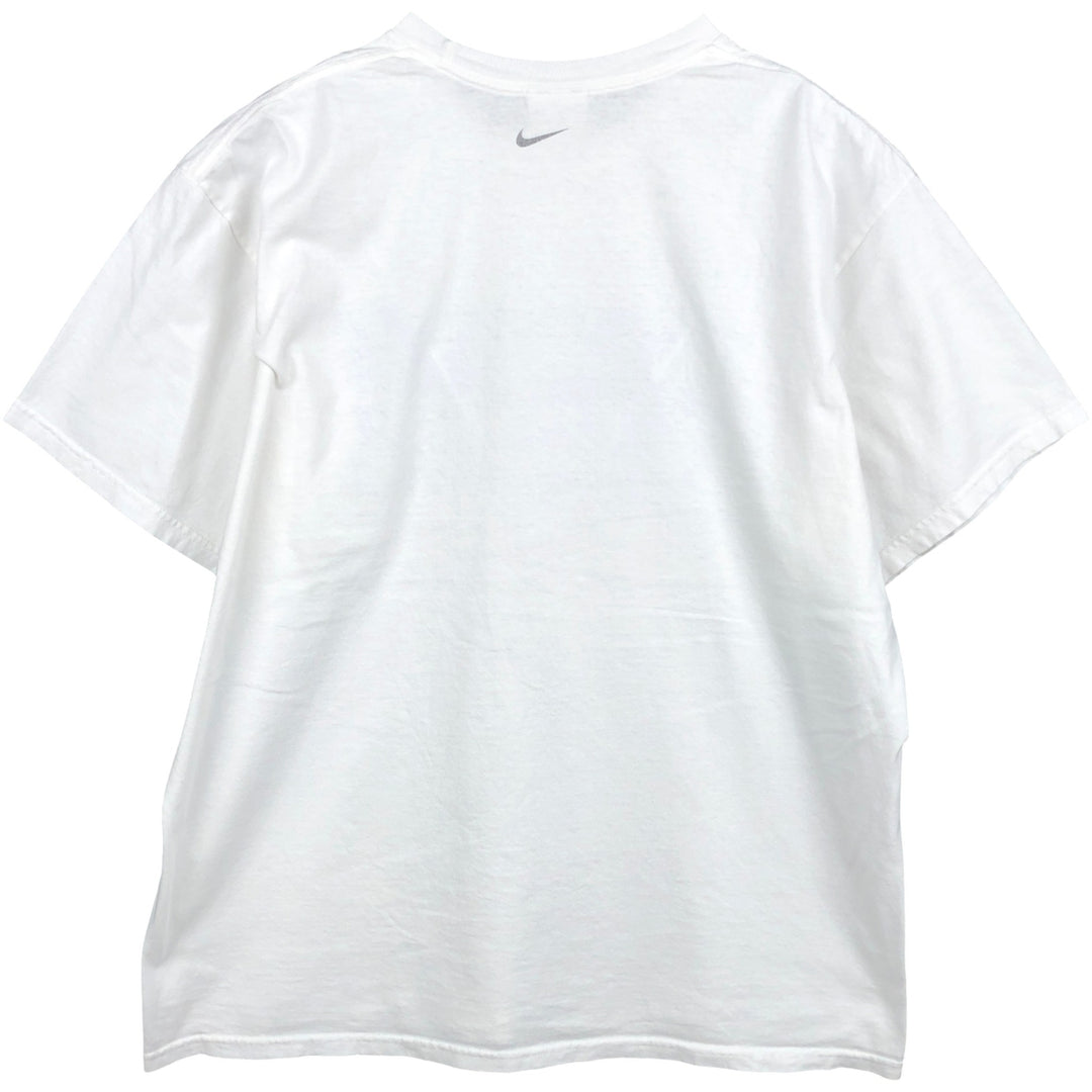 Nike Team College T-Shirt, Men's Size XL (approx.) cotton white type Vintage Second Hand