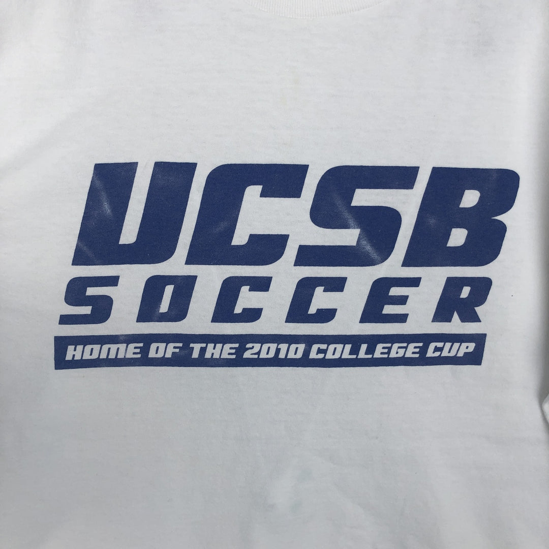 Nike Team College T-Shirt, Men's Size XL (approx.) cotton white type Vintage Second Hand