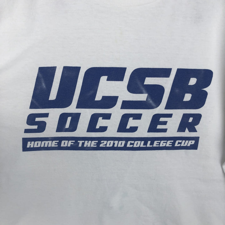 Nike Team College T-Shirt, Men's Size XL (approx.) cotton white type Vintage Second Hand