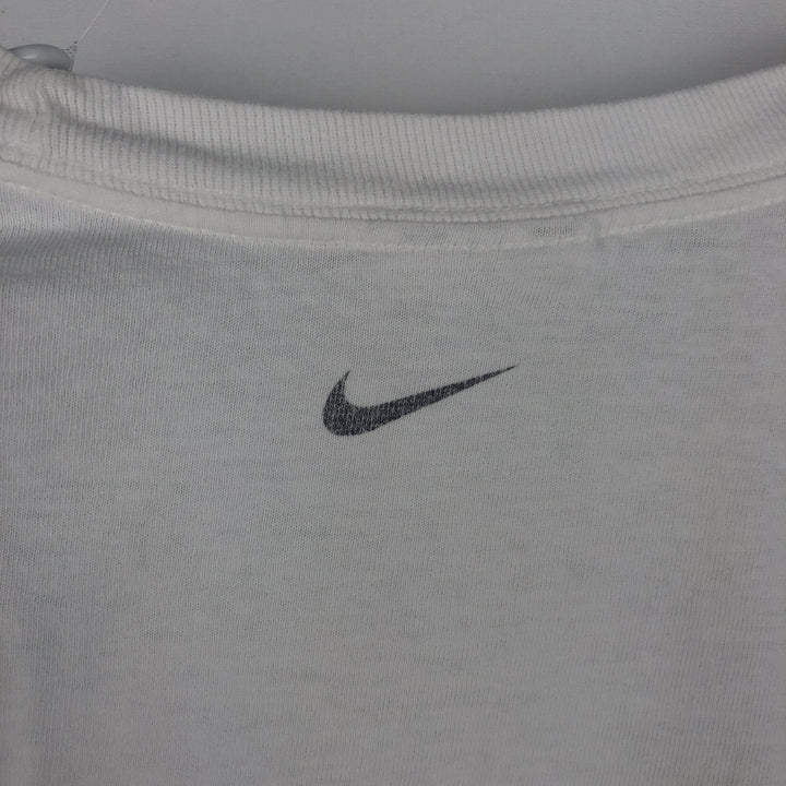 Nike Team College T-Shirt, Men's Size XL (approx.) cotton white type Vintage Second Hand