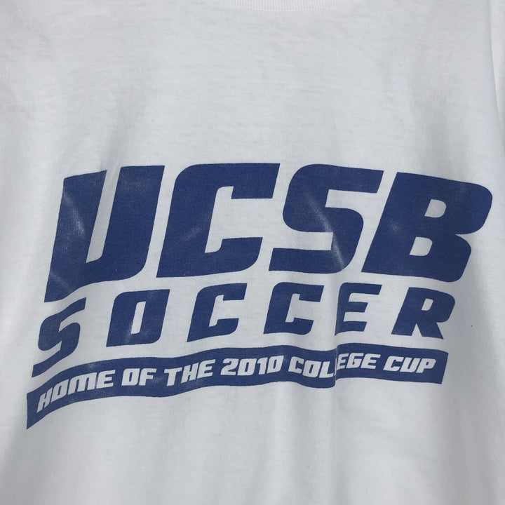 Nike Team College T-Shirt, Men's Size XL (approx.) cotton white type Vintage Second Hand