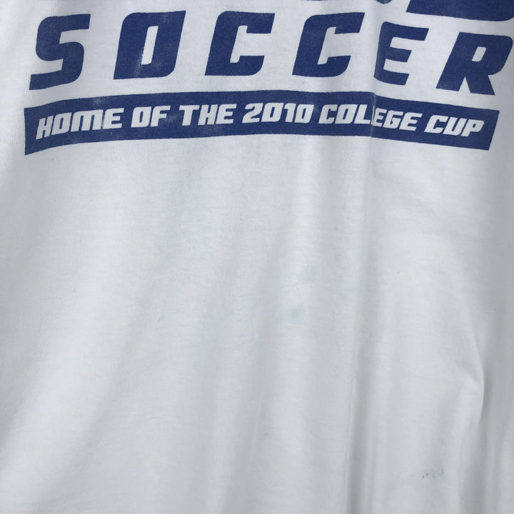 Nike Team College T-Shirt, Men's Size XL (approx.) cotton white type Vintage Second Hand
