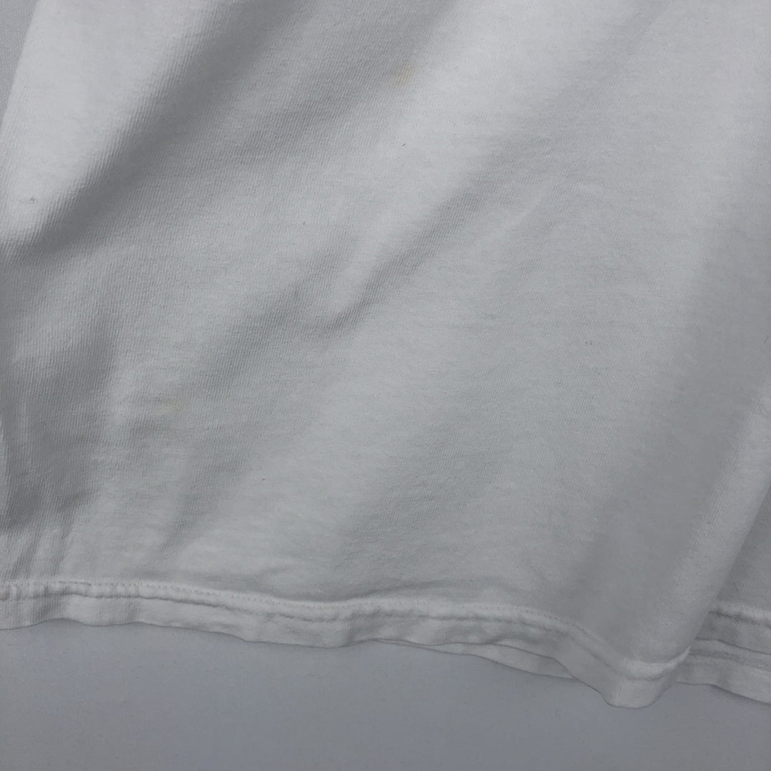 Nike Team College T-Shirt, Men's Size XL (approx.) cotton white type Vintage Second Hand