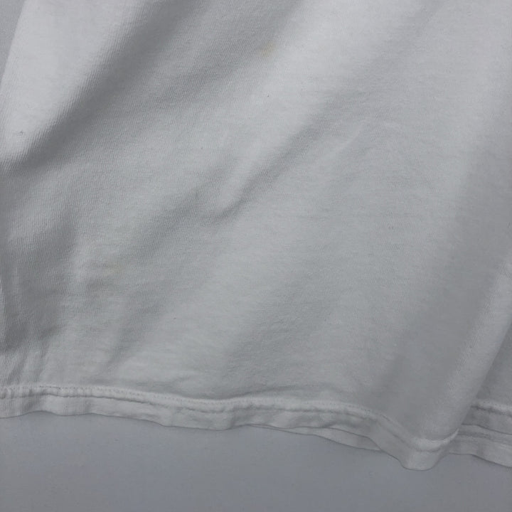 Nike Team College T-Shirt, Men's Size XL (approx.) cotton white type Vintage Second Hand