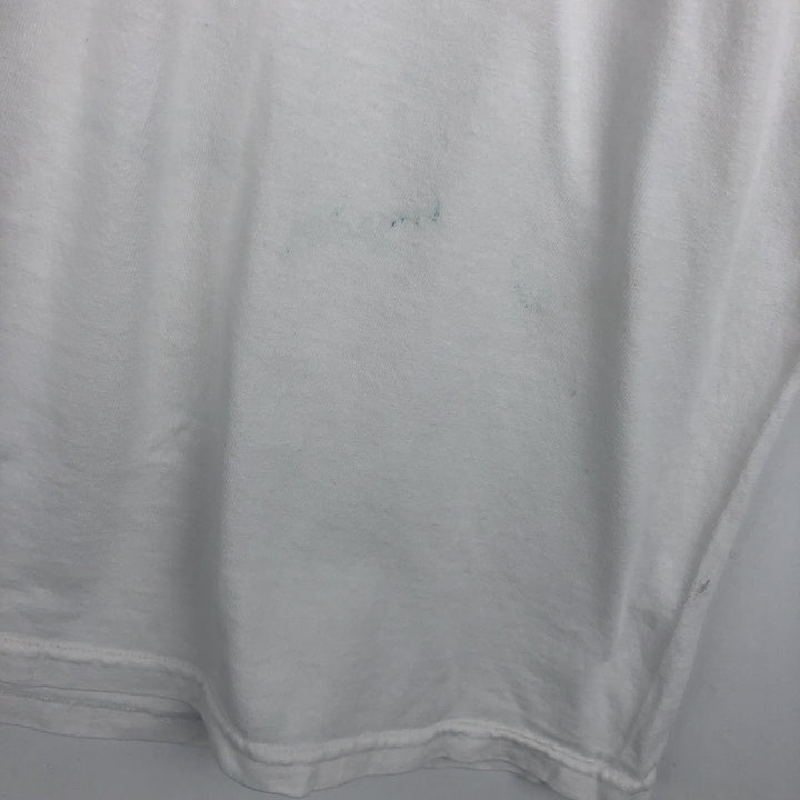 Nike Team College T-Shirt, Men's Size XL (approx.) cotton white type Vintage Second Hand
