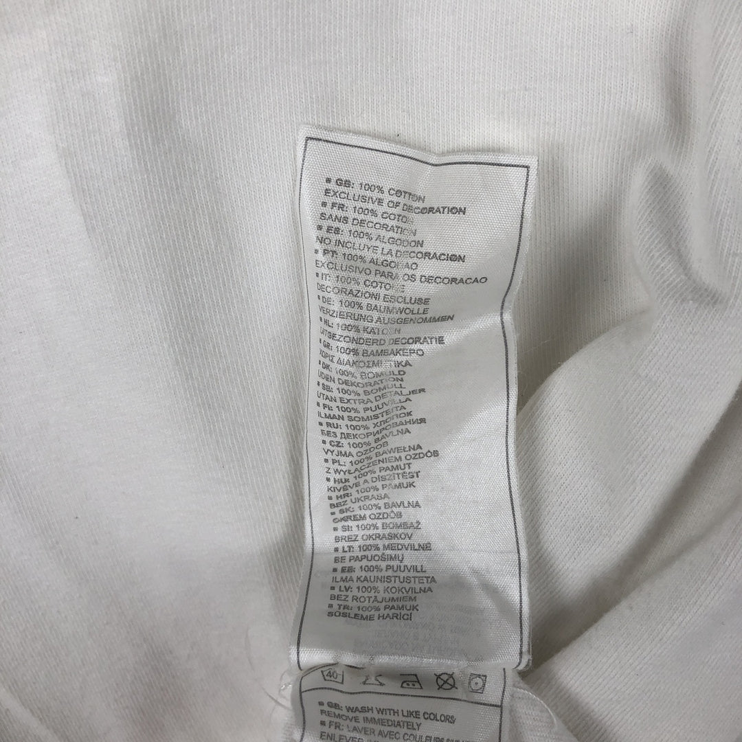 00'S Nike One Point Logo T-shirt Men's L size cotton white type Vintage Second Hand