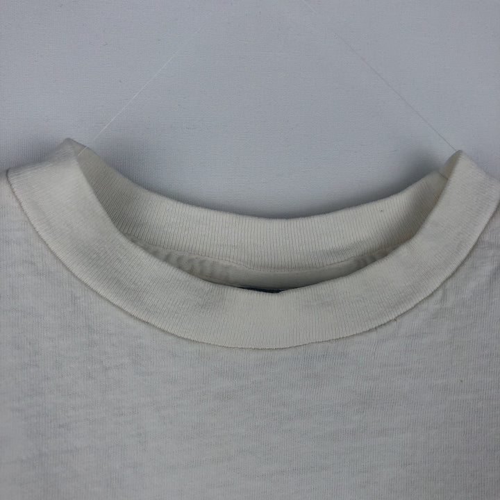 80s-90'S Jansport printed t-shirt, made in USA, women's size M equivalent, vintage. cotton white type Vintage Second Hand