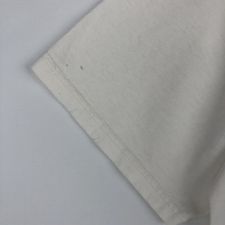 80s-90'S Jansport printed t-shirt, made in USA, women's size M equivalent, vintage. cotton white type Vintage Second Hand