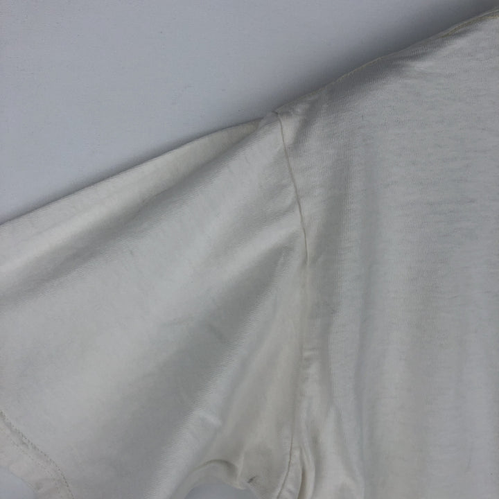 80s-90'S Jansport printed t-shirt, made in USA, women's size M equivalent, vintage. cotton white type Vintage Second Hand
