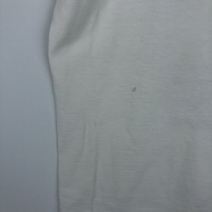 80s-90'S Jansport printed t-shirt, made in USA, women's size M equivalent, vintage. cotton white type Vintage Second Hand
