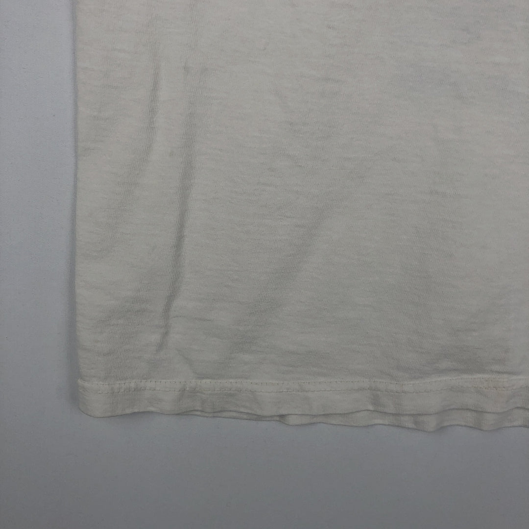 80s-90'S Jansport printed t-shirt, made in USA, women's size M equivalent, vintage. cotton white type Vintage Second Hand