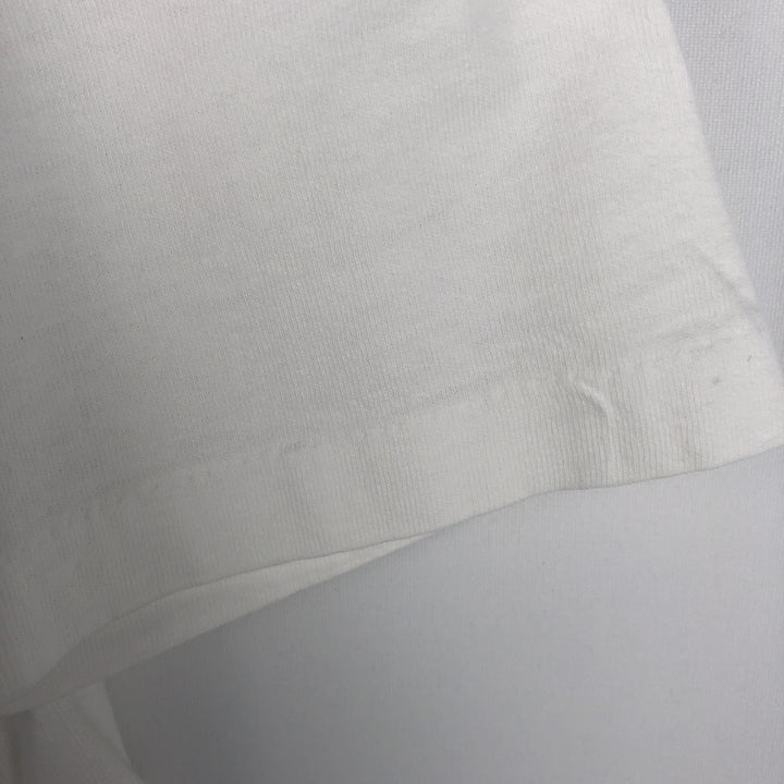 80s-90'S Puma sports print t-shirt, made in USA, men's size XL equivalent, vintage. cotton white type Vintage Second Hand