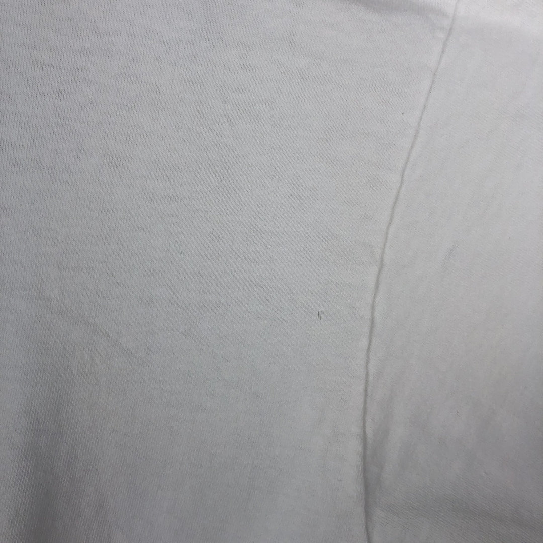 80s-90'S Puma sports print t-shirt, made in USA, men's size XL equivalent, vintage. cotton white type Vintage Second Hand