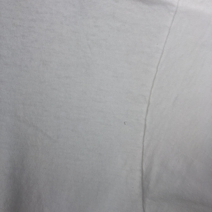 80s-90'S Puma sports print t-shirt, made in USA, men's size XL equivalent, vintage. cotton white type Vintage Second Hand
