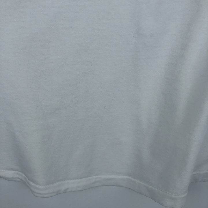 80s-90'S Puma sports print t-shirt, made in USA, men's size XL equivalent, vintage. cotton white type Vintage Second Hand
