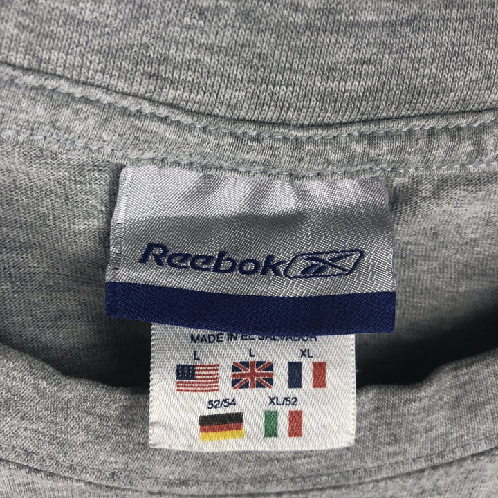 2000'S Reebok One-Point Logo T-Shirt, Men's Size L (approx.) cotton gray type Vintage Second Hand