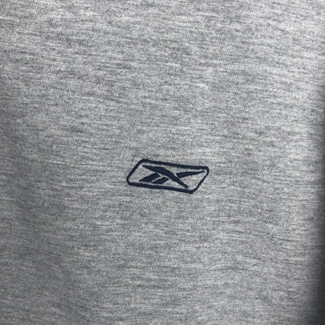 2000'S Reebok One-Point Logo T-Shirt, Men's Size L (approx.) cotton gray type Vintage Second Hand