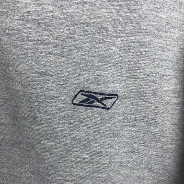 2000'S Reebok One-Point Logo T-Shirt, Men's Size L (approx.) cotton gray type Vintage Second Hand