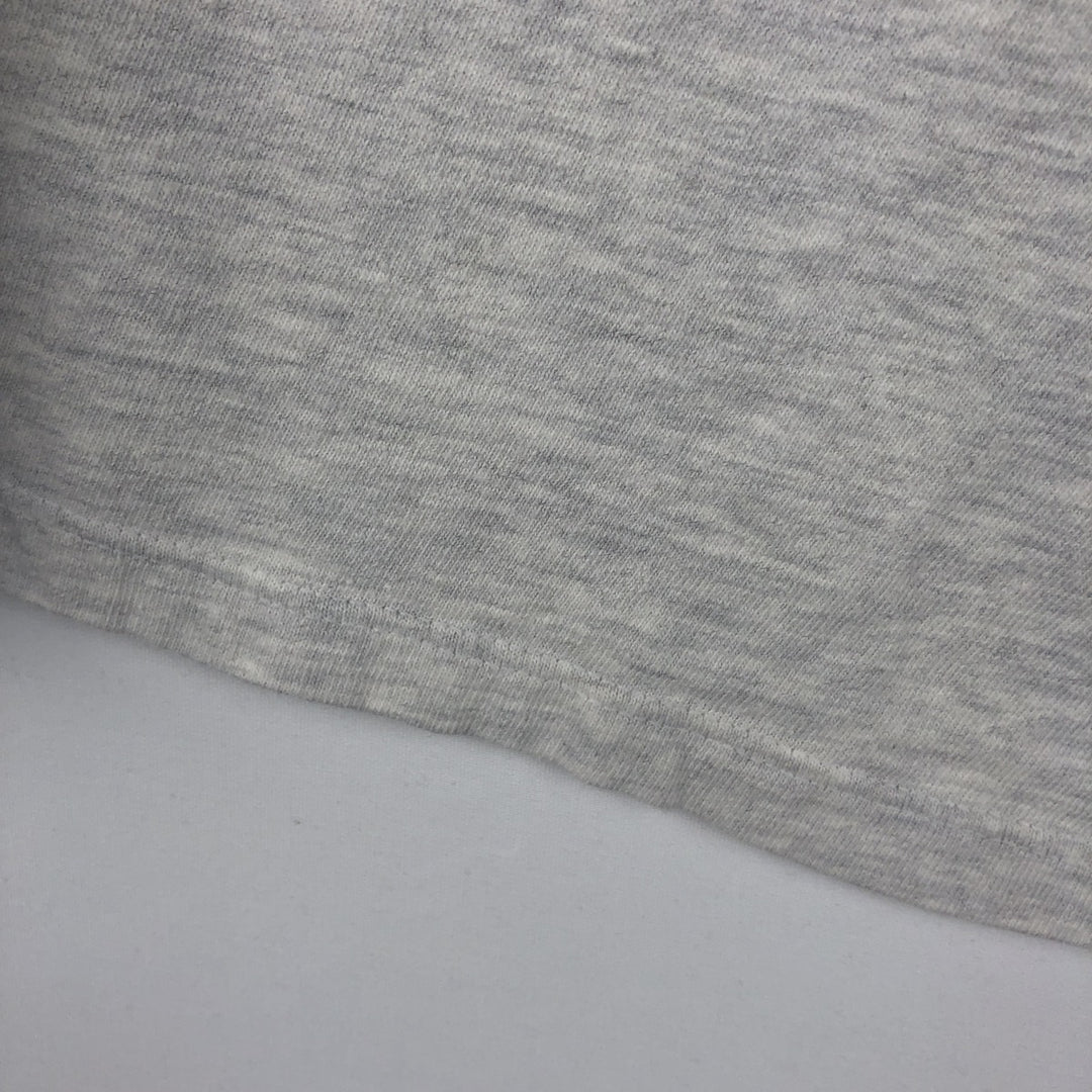 90'S Champion College T-shirt, Made in USA, Men's L size, Vintage cotton gray type Vintage Second Hand