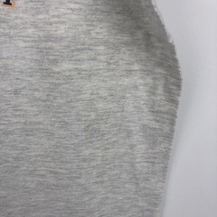 90'S Champion College T-shirt, Made in USA, Men's L size, Vintage cotton gray type Vintage Second Hand