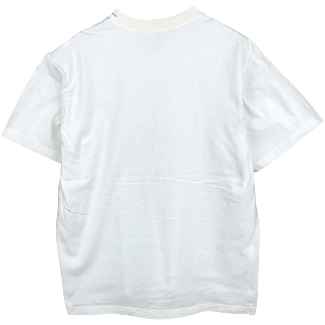 90s-00'S Adidas EQUIPMENT logo print T-shirt, men's size M (approx.) cotton white type Vintage Second Hand