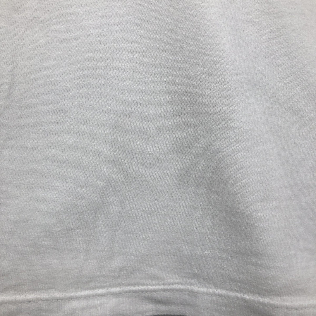 90s-00'S Adidas logo print T-shirt, men's size XL (approx.) cotton white type Vintage Second Hand