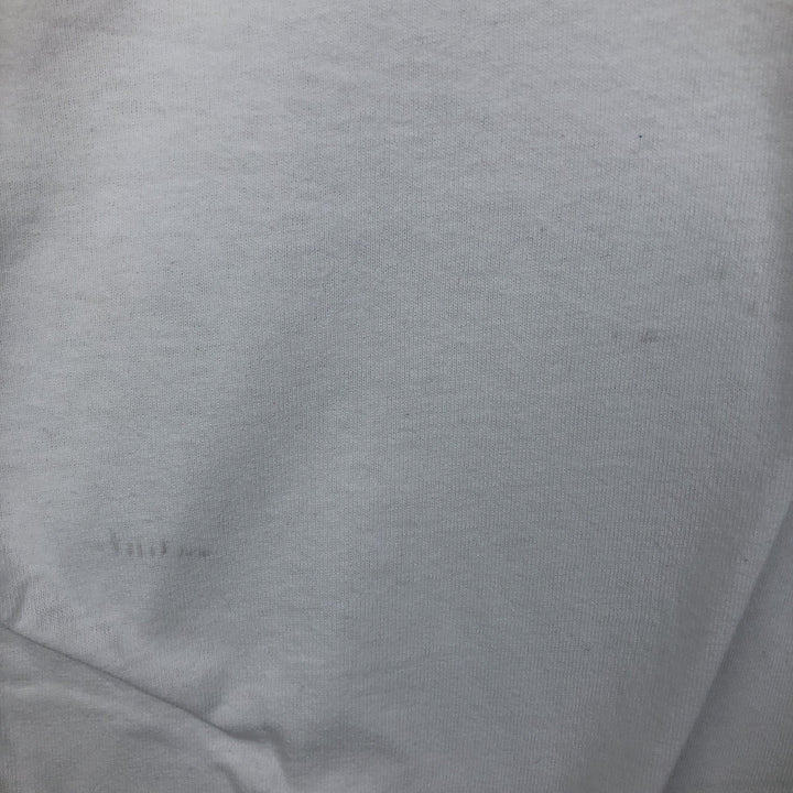 90s-00'S Adidas logo print T-shirt, men's size XL (approx.) cotton white type Vintage Second Hand
