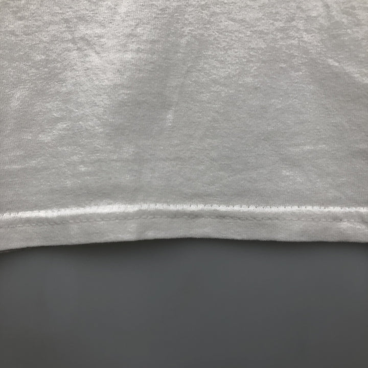 Thrasher Fire Pattern Logo Print T-Shirt, Men's Size M (approx.) cotton white type Vintage Second Hand