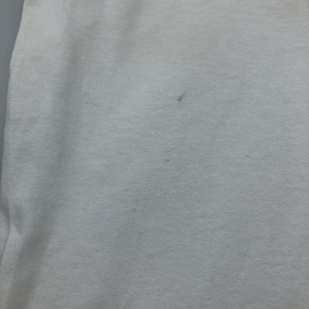 Thrasher Fire Pattern Logo Print T-Shirt, Men's Size M (approx.) cotton white type Vintage Second Hand