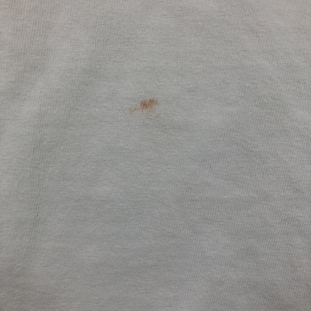 Thrasher Fire Pattern Logo Print T-Shirt, Men's Size M (approx.) cotton white type Vintage Second Hand