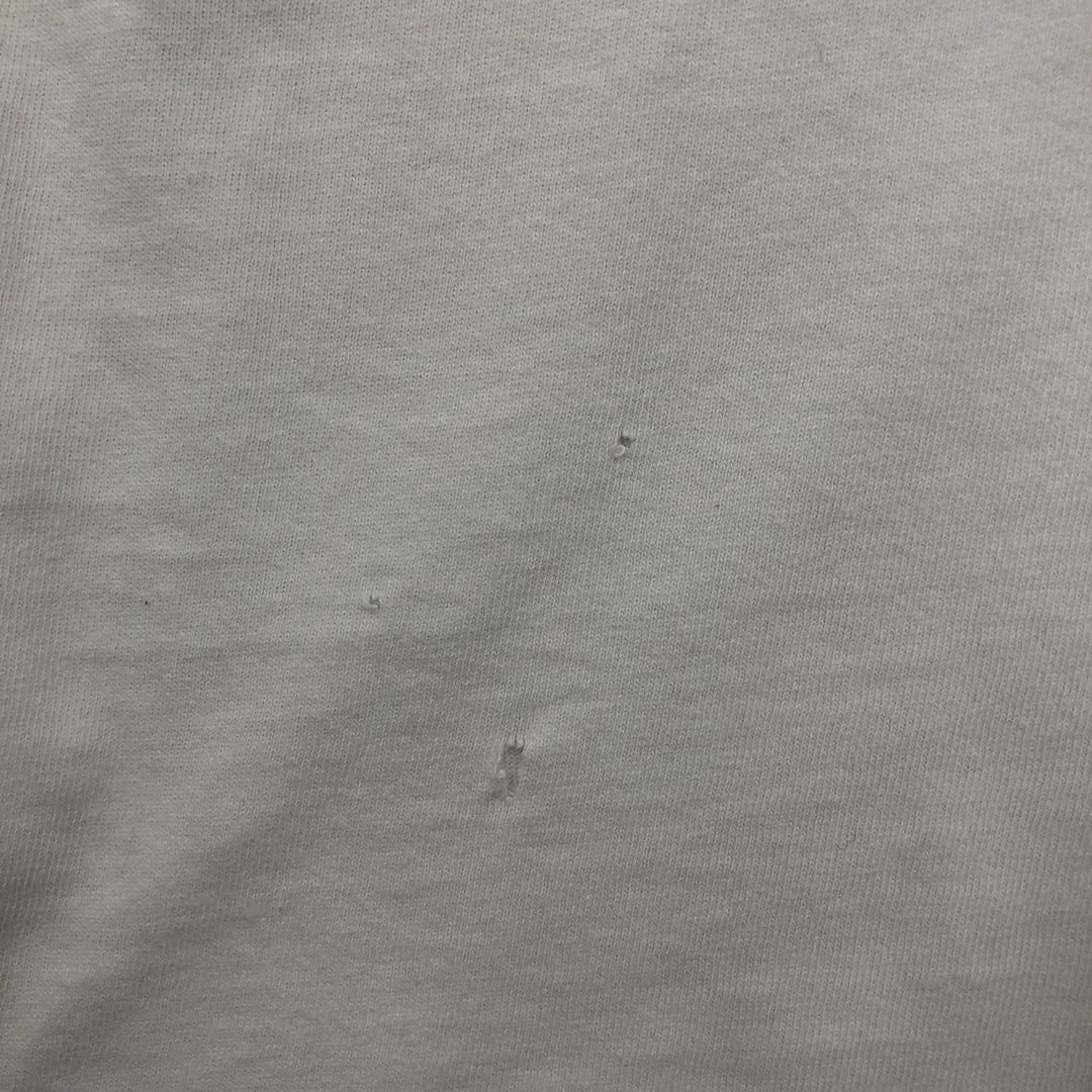 90'S ASICS College T-shirt, Made in Canada, Men's XL equivalent, Vintage cotton white type Vintage Second Hand